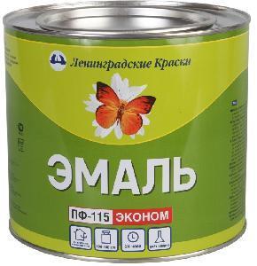 Эмаль ПФ-115 "Эконом" п/мат голубая (24кг)