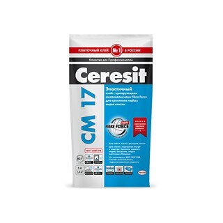 Церезит-клей для плитки эластичный СМ 17 (5кг) 200 шт./пал