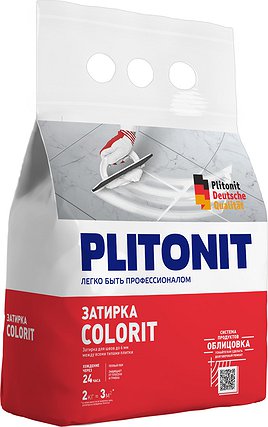 Плитонит-затирка COLORIT св.коричневая (2кг)