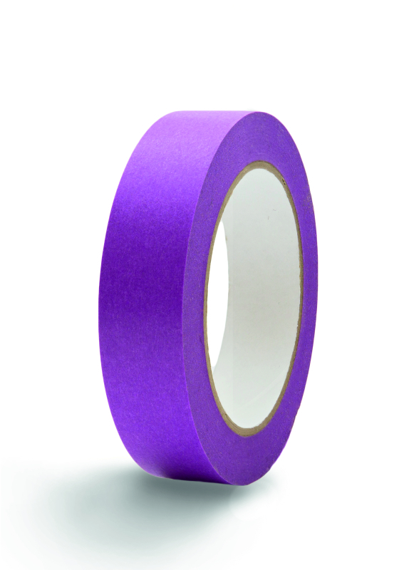 Лента рисовая 30ммх50м, фиолетовая, акриловый клей UV90, 9 мк 96093002