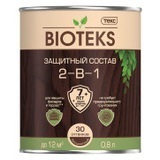 Защитный состав 2-в-1 Биотекс Классик темный орех (0,8л) уп.14 шт