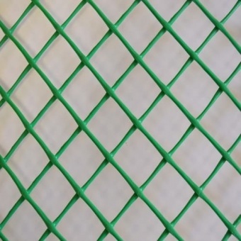 Садовая решетка "Дачник" 83*83 мм, 1х10 м, зеленая