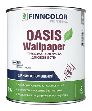 OASIS WALLPAPER A краска для обоев и стен гл/мат 9 л