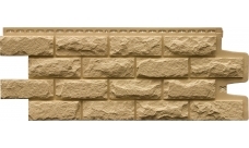 Фасадная панель Grand Line Колотый камень Стандарт песочная (0,389м2)