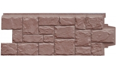 Фасадная панель Grand Line Крупный камень Элит миндаль (0,376м2)