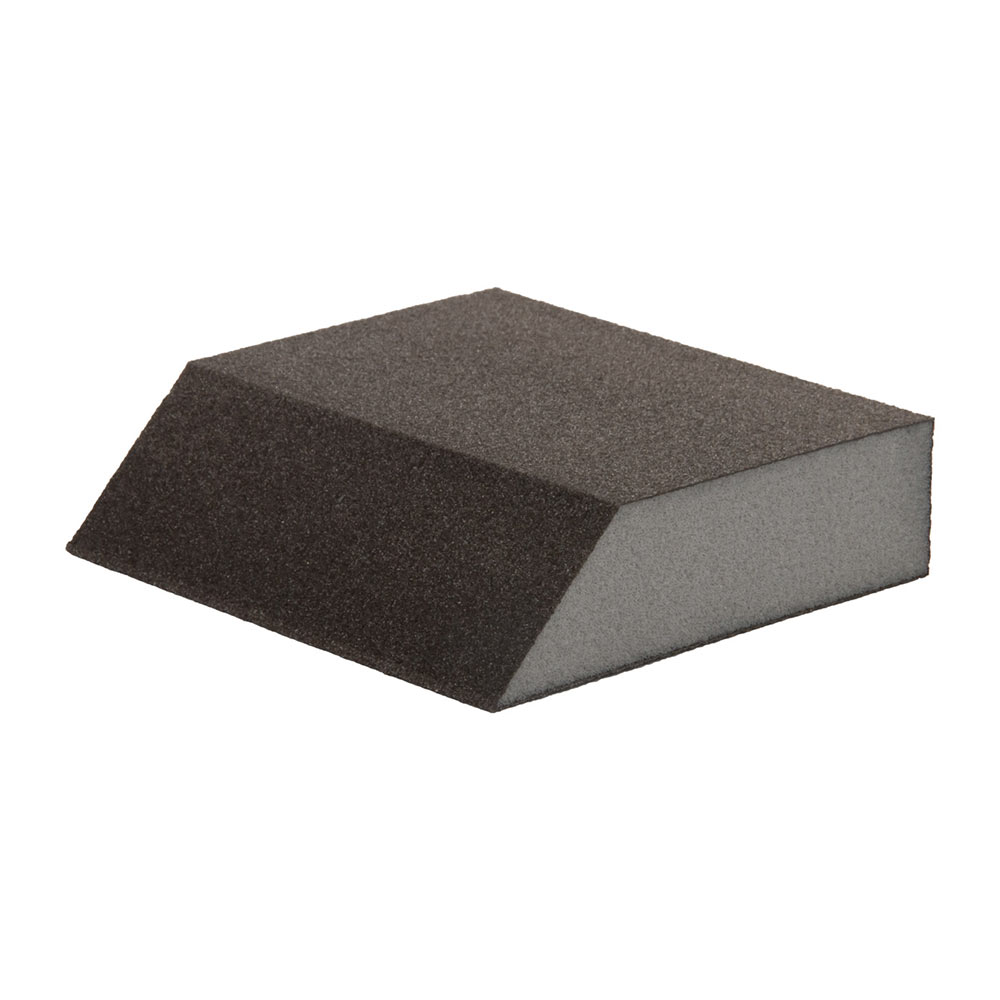 Шлифовальный брусок Flexifoam Angle Block 98х69х26мм РP100 влагостойкий скошенный