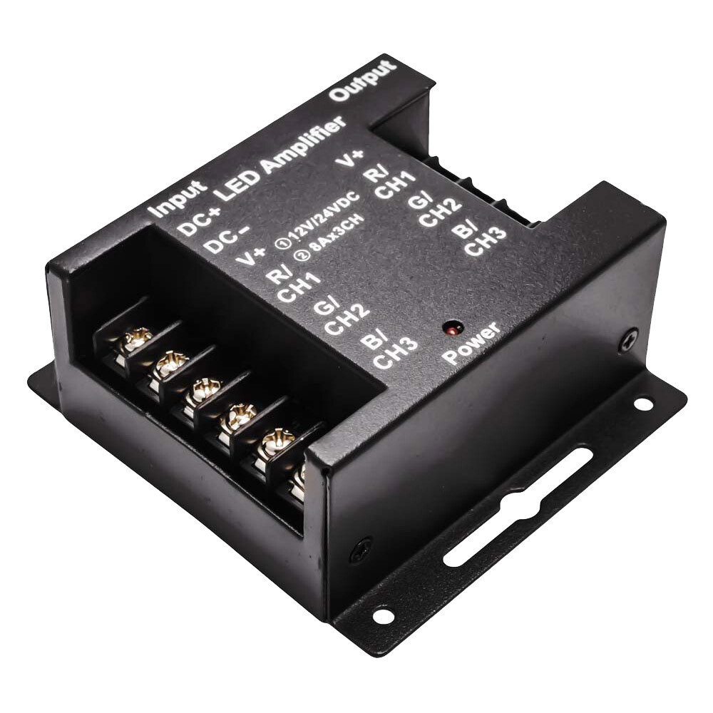 Усилитель контроллера RGB Apeyron (04-04) 288 Вт 12/24 В IP33