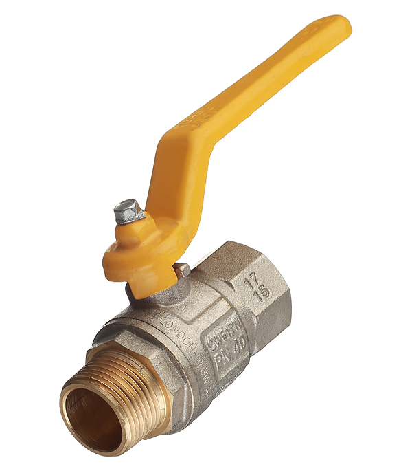 Кран шаровый газовый Tiemme 3/4 ВР(г) х 3/4 НР(ш) ручка