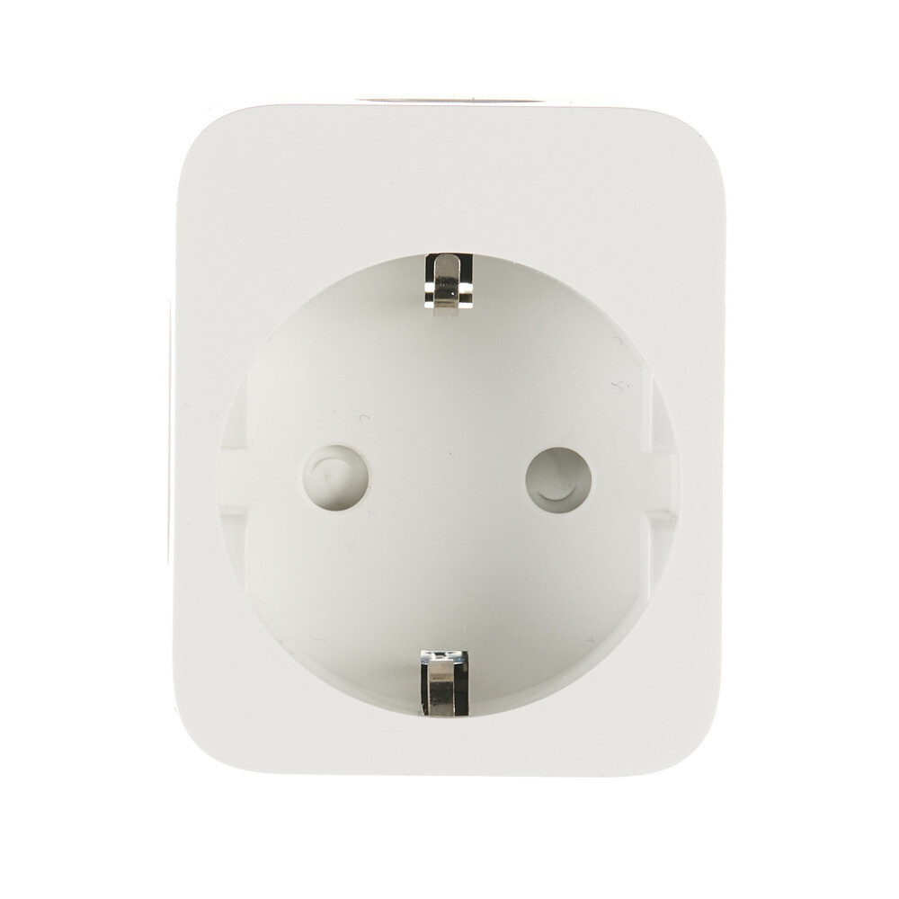 Умная Wi-Fi розетка Gauss Smart Home (5510122) с заземлением управление голосом/смартфоном