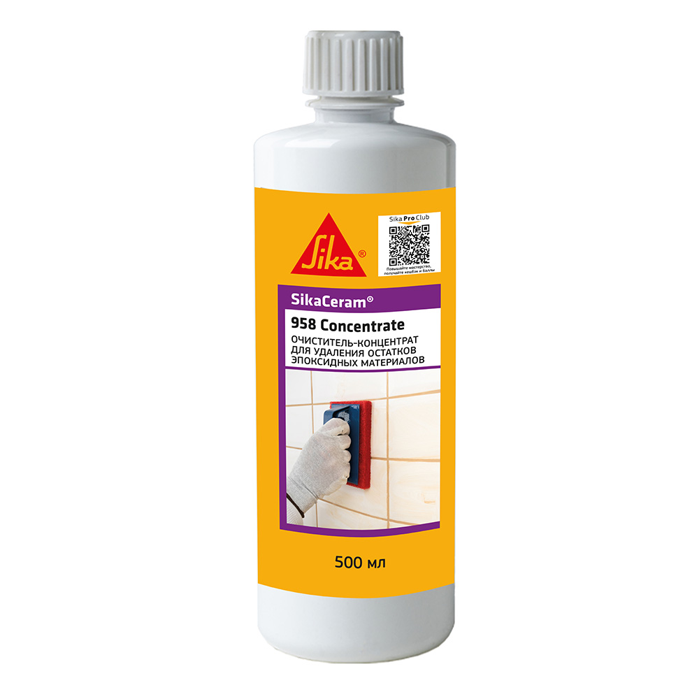 Средство для очистки эпоксидных остатков Sika SikaCeram 958 Concentrate 0,5 л