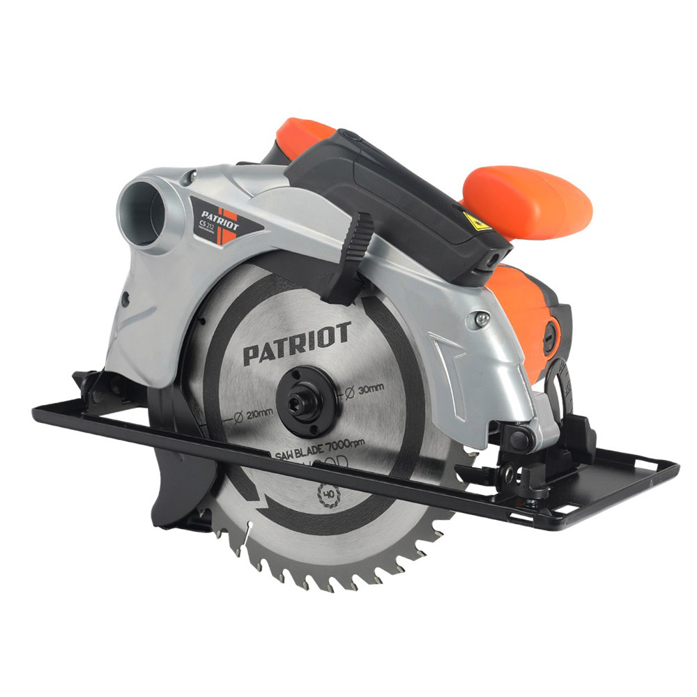 Пила дисковая электрическая Patriot CS 212 (190301650) 1800 Вт 210 мм