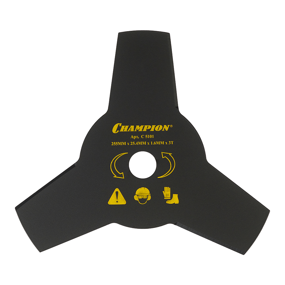 Нож для триммера Champion (C5101) 255х25,4 мм 3 зуба