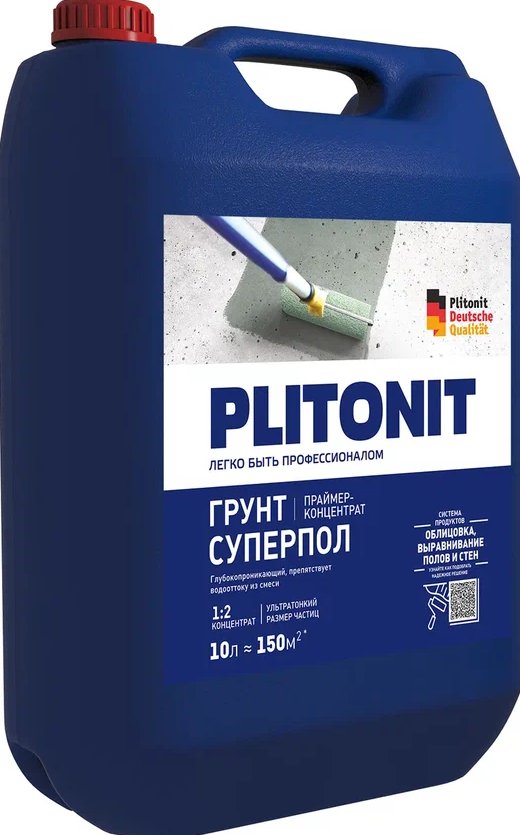 Плитонит Грунт СуперПол PROFI (1:3) (10л)