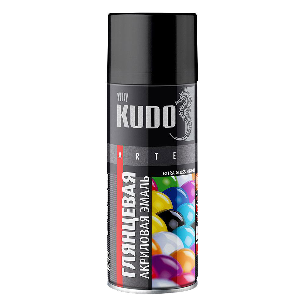 Эмаль аэрозольная Kudo Arte синяя глянцевая RAL 5005 520 мл