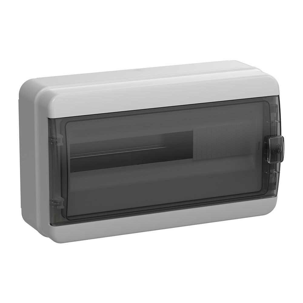 Щит распределительный навесной IEK Tekfor КМПн-18 пластиковый IP65 240х102х218 мм 18 модулей прозрач
