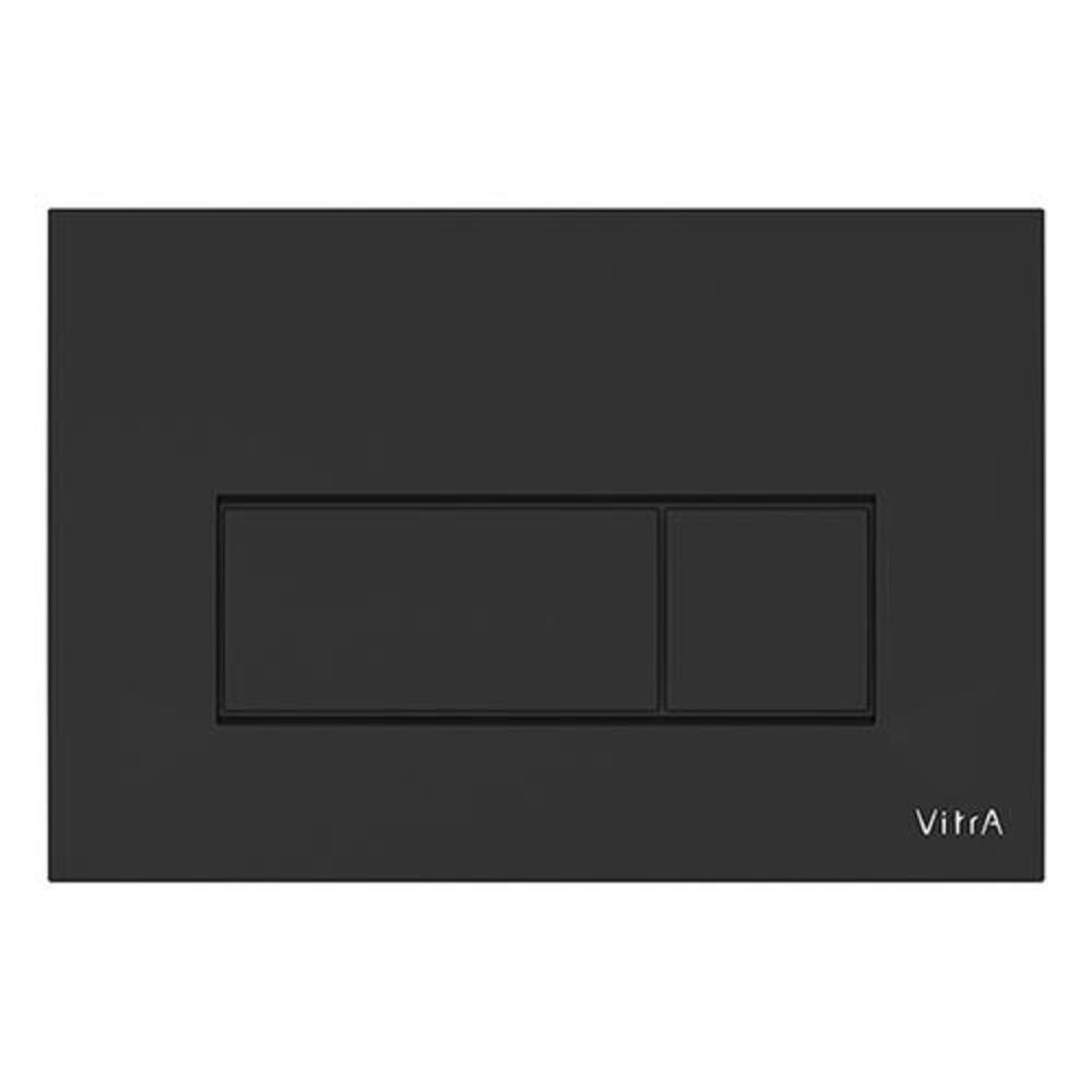 Клавиша смыва для инсталляций Vitra Root Square черная матовая (740-2311)
