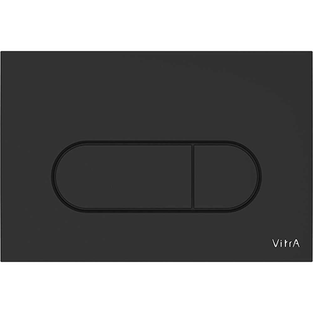 Клавиша смыва для инсталляций Vitra Root Round черная матовая (740-2211)