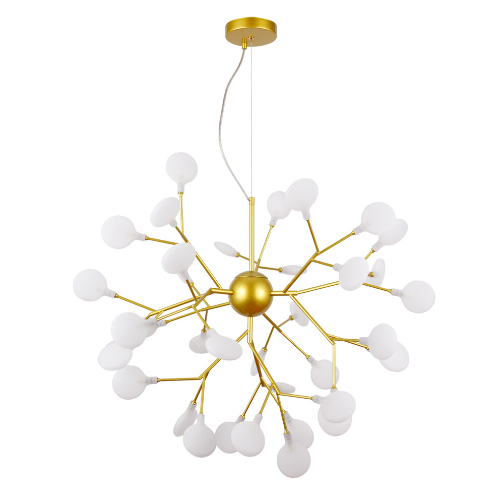 Люстра подвесная Arte Lamp Candy G4 3 Вт 30 кв.м (A7274SP-36GO)