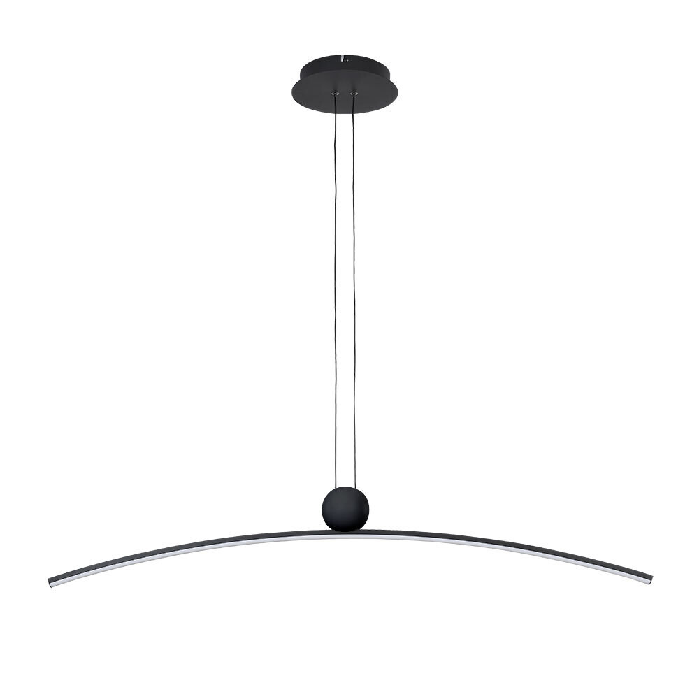 Люстра светодиодная подвесная Arte Lamp Arno 25 Вт 3000К 4,5 кв.м (A3362SP-25BK)