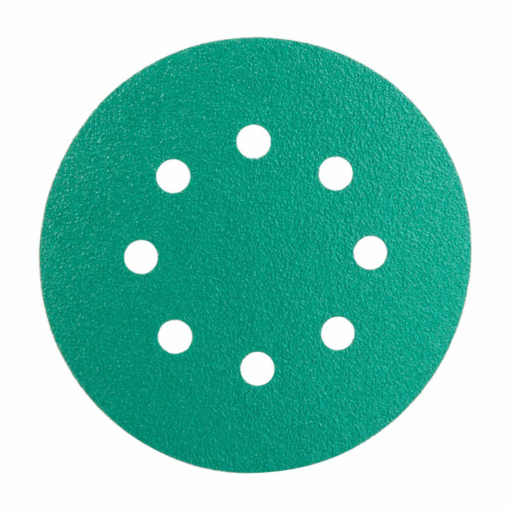Диск шлифовальный КМ Green Film d125 мм Р240 на липучку пленочная основа (5 шт.)