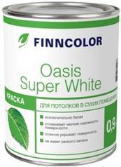 OASIS Super White  краска для потолка супербелая 0,9 л