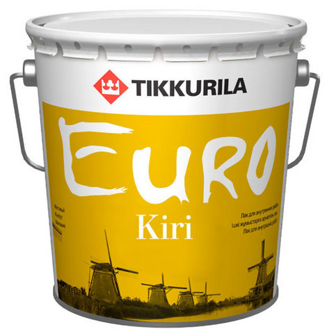 EURO KIRI лак паркетный глян. 9 л