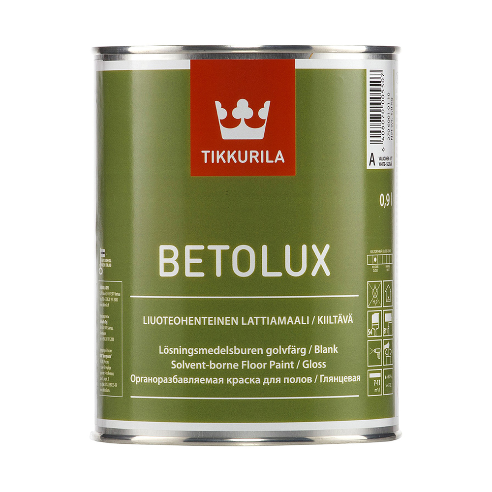 BETOLUX A краска для полов 9 л																														