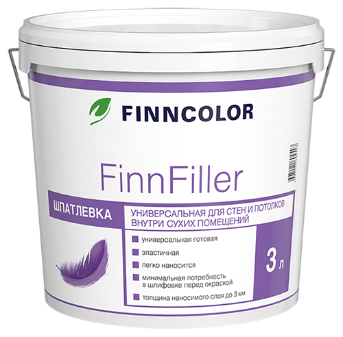 FinnFiller финишная шпаклевка 10л.
