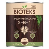 Защитный состав 2-в-1 Биотекс Классик орех  (0,8л) уп.14 шт