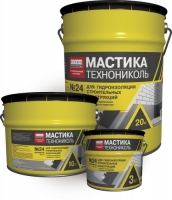 Мастика кровильная и гидроизоляционная Битумно-полимерная холодная №24 МКТН 20 кг 