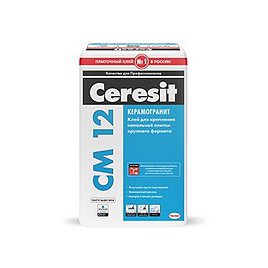 Церезит-клей для керамогр.круп.плитки СМ 12 (25кг)
