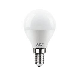 Лампа светодиодная E14 7 Вт 2700К шар G45 180-240 В REV