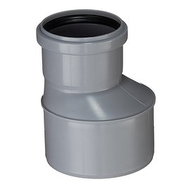 Переходник Ostendorf HTR d110x75 мм пластиковый эксцентрический бесшумный для внутренней канализации