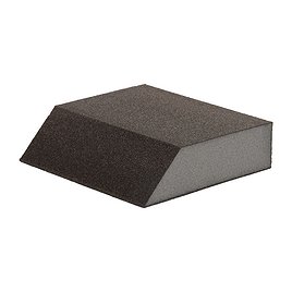 Шлифовальный брусок Flexifoam Angle Block 98х69х26мм РP100 влагостойкий скошенный