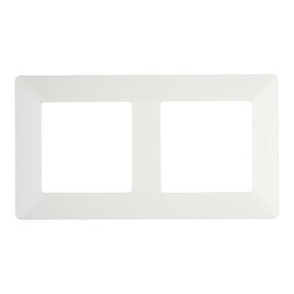Рамка Legrand Valena LIFE 754002 двухместная универсальная белая