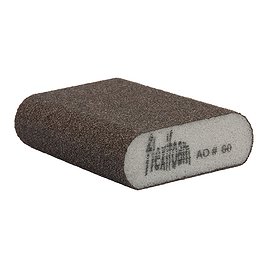 Шлифовальный брусок Flexifoam Round Block 98х69х26мм РP60 влагостойкий скошенный