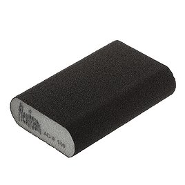Шлифовальный брусок Flexifoam Round Block 98х69х26мм РP100 влагостойкий скошенный