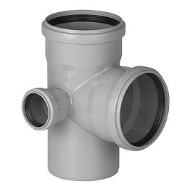 Крестовина Ostendorf HTEDL d110х110х50 мм 87° пластиковая для внутренней канализации