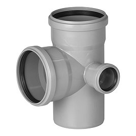 Крестовина Ostendorf HTEDR d110х110х50 мм 87° пластиковая для внутренней канализации