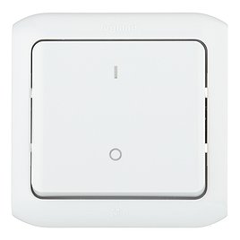 Выключатель Legrand Quteo 782339 одноклавишный открытая установка серый