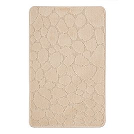 Коврик для ванной бежевый 50х80 см Fora Stone Natural (STN50-80NAT)