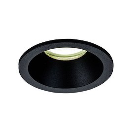 Светильник встраиваемый GU10 50 Вт 85 мм матовый IP65 Maytoni Zoom ДВО (DL032-2-01B) черный