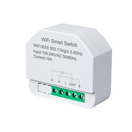 WI-FI реле для устройства умного дома Sibling Powerswitch-M mini Smart Home внутренняя установка одноканальное белое (00-00015434)