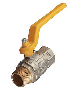Кран шаровый газовый Tiemme 3/4 ВР(г) х 3/4 НР(ш) ручка