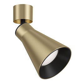 Светильник потолочный накладной MAYTONI Virar (C061CL-01MG) GU10 10 Вт 220-240 В матовое золото IP20 d80x150 мм