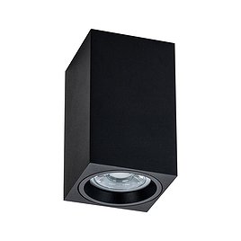 Светильник потолочный накладной MAYTONI Alfa (C011CL-01B) GU10 50 Вт 220-240 В черный IP20 115х70х70 мм