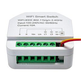 WI-FI реле для устройства умного дома Sibling Powerswitch-M2 mini Smart Home внутренняя установка двухканальное белое (00-00015435)