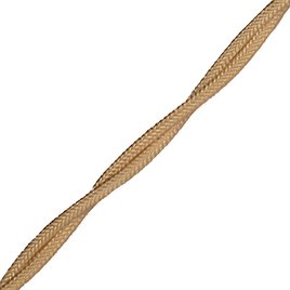 Провод BIRONI витой 3x1,5 (50 м) песочное золото