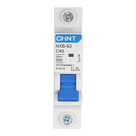 Автоматический выключатель Chint NXB-63 (814018) 1P 40А тип С 6 кА 230 В на DIN-рейку