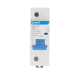 Автоматический выключатель Chint NXB-125 (816127) 1P 125А тип С 10 кА 230 В на DIN-рейку